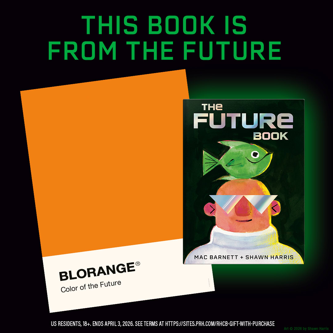 The Future Book gift with purchase Blorange poster