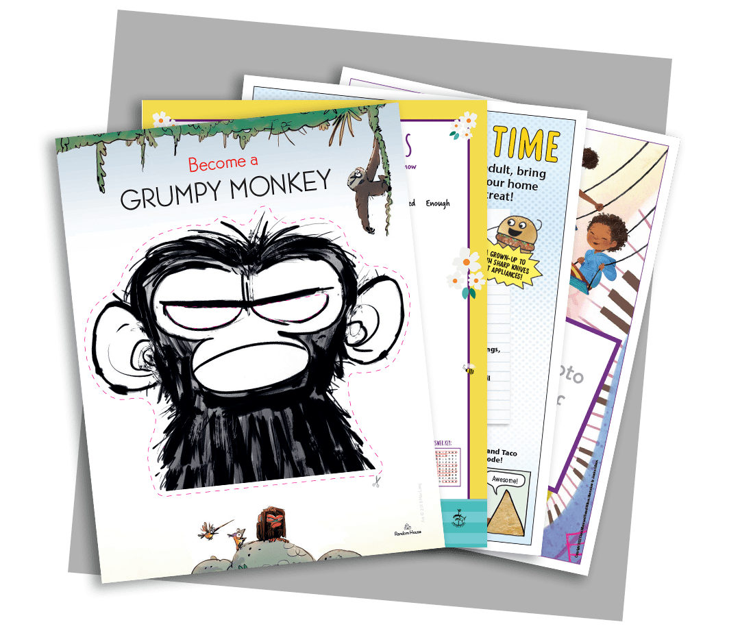 Become a Grumpy Monkey activity booklet