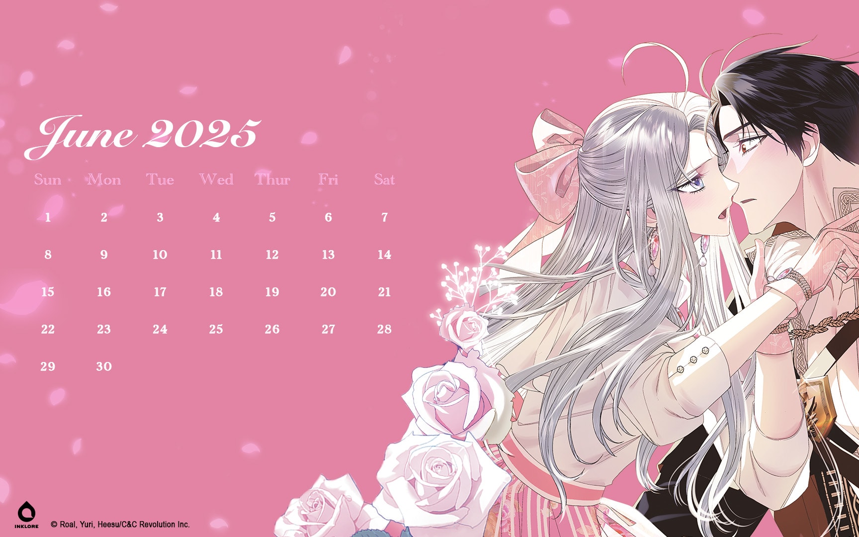 Father, I Don't Want This Marriage June 2025 Calendar 16x10