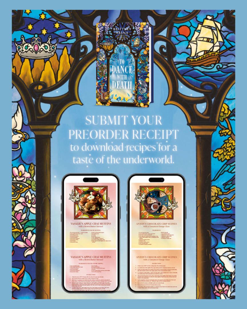 Submit your preorder receipt to download recipes for a taste of the underworld.