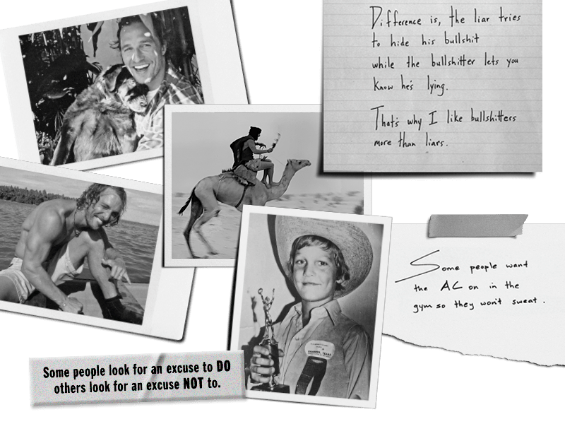 «Green Lights» Το βιβλίο του Matthew McConaughey που μπορεί να σας