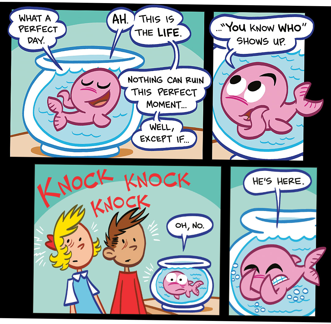 Panel from The Cat in the Hat Graphic Novel