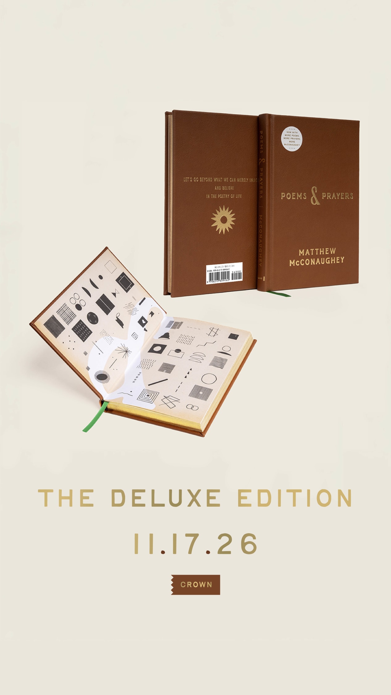 Deluxe Edition Poems & Prayers by Matthew McConaughey