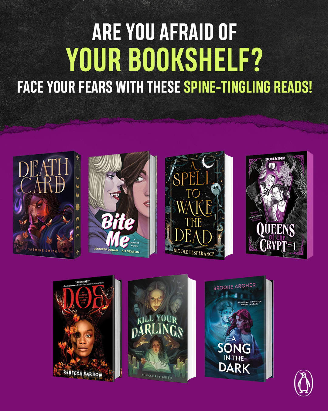 Are you afraid of your bookshelf?