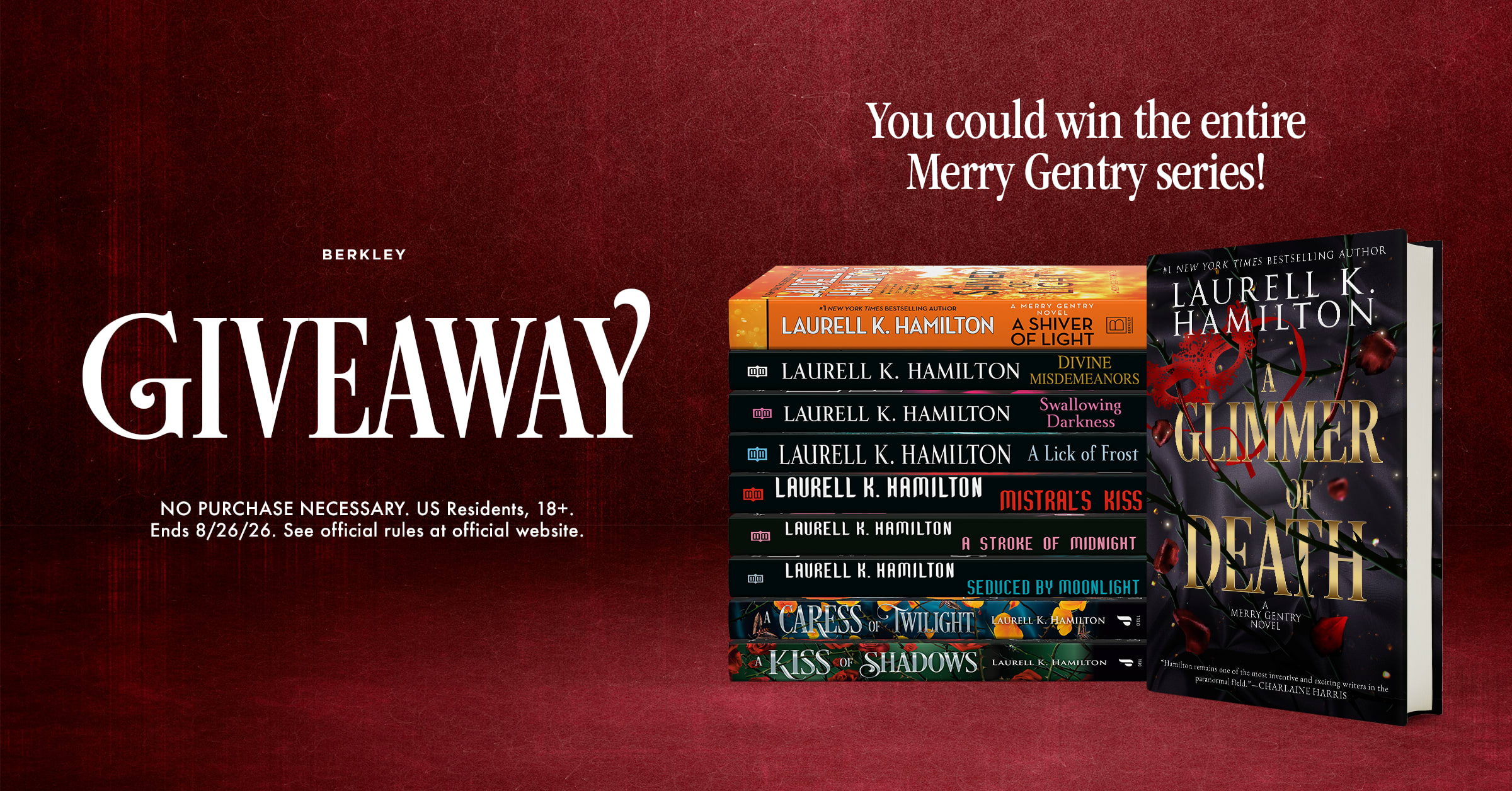Merry Gentry Series Sweepstakes