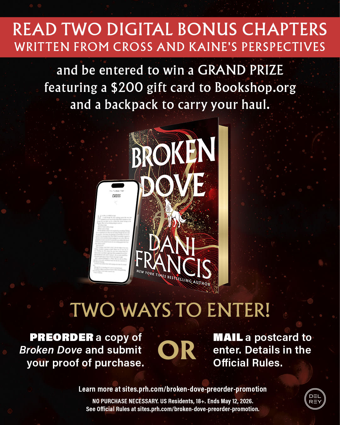Broken Dove Preorder Promotion