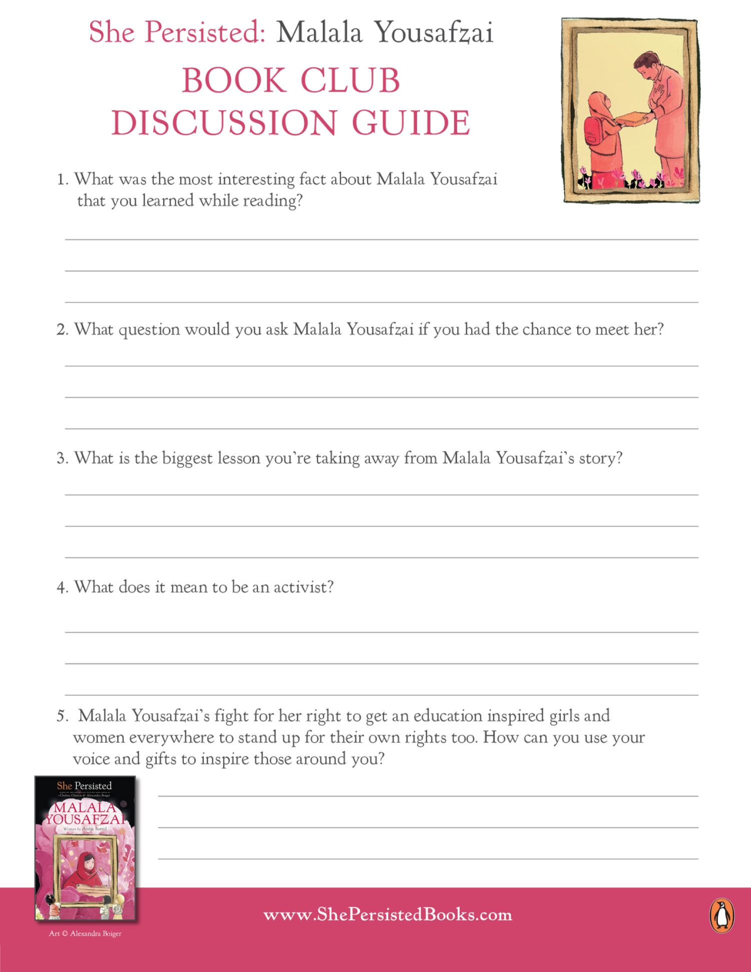 Malala Yousafzai Discussion Guide