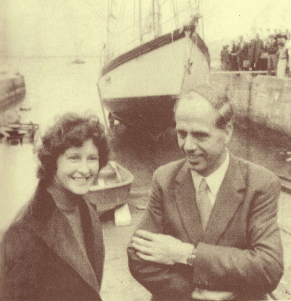 Maurice and Maralyn set sail from England