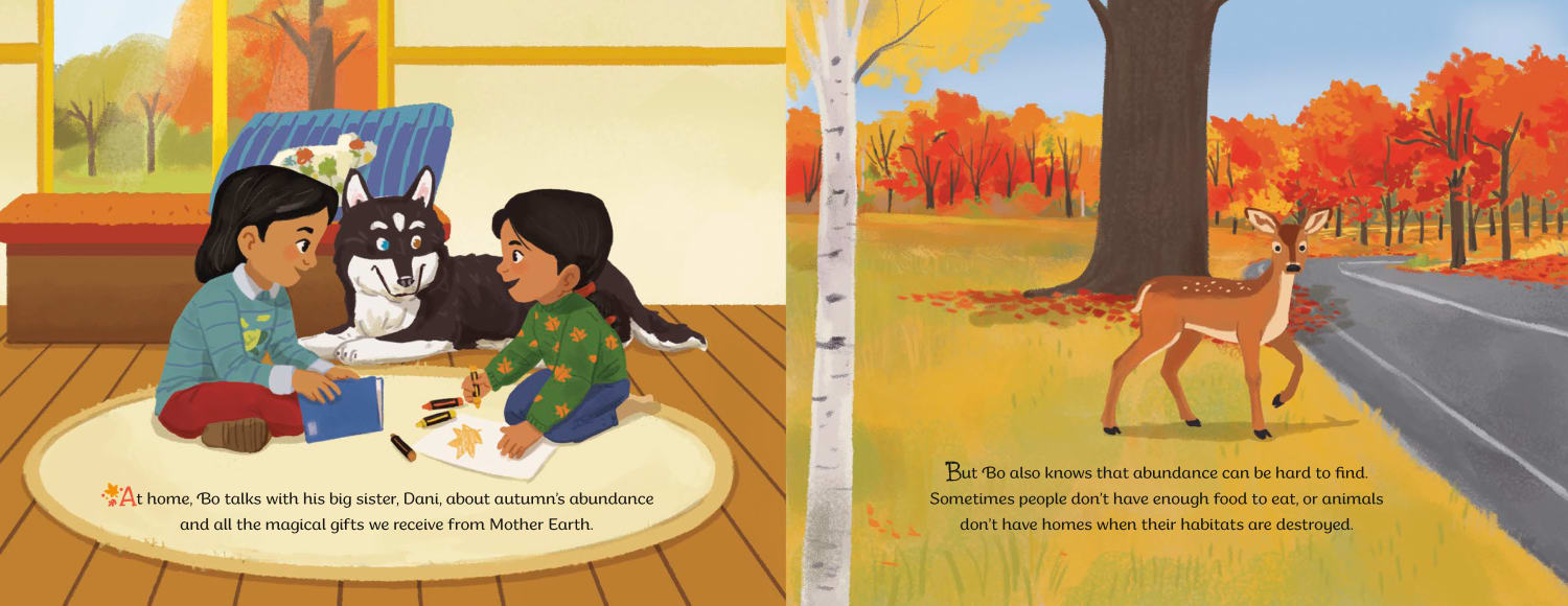 An interior from the book Autumn’s Abundance by Kaitlin Curtice