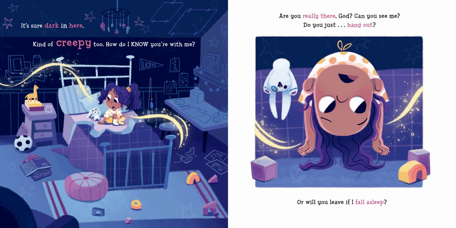 An interior page from the picture book, Never Alone by Faith Eury Cho