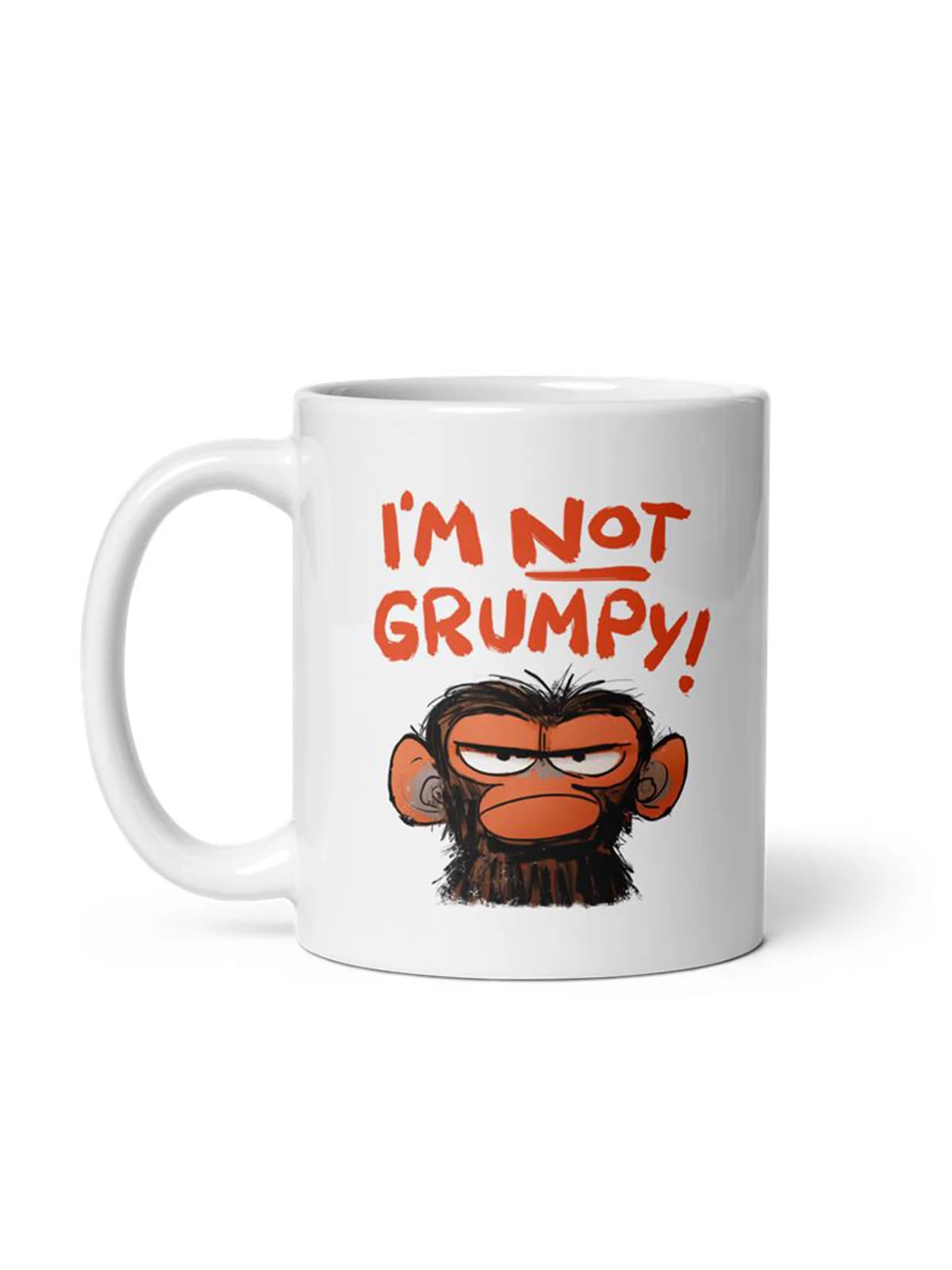 Grumpy Monkey mug