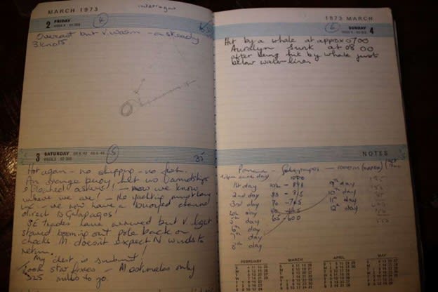 Maralyn's diary the day of the boat sinking