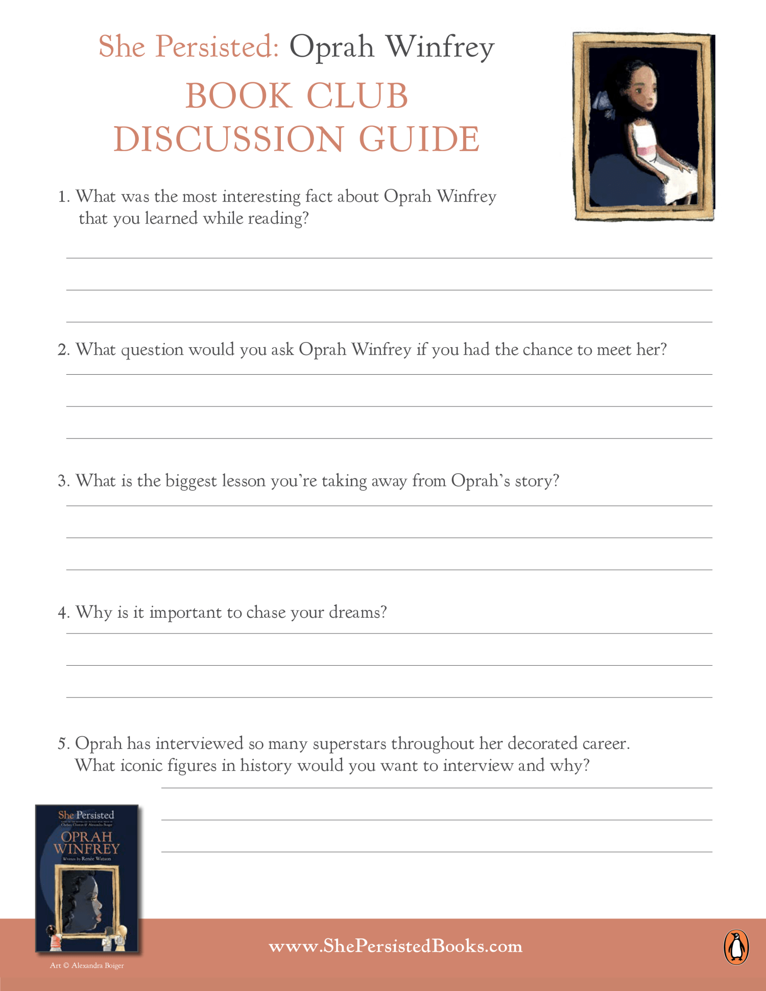 Oprah Winfrey Discussion Guide
