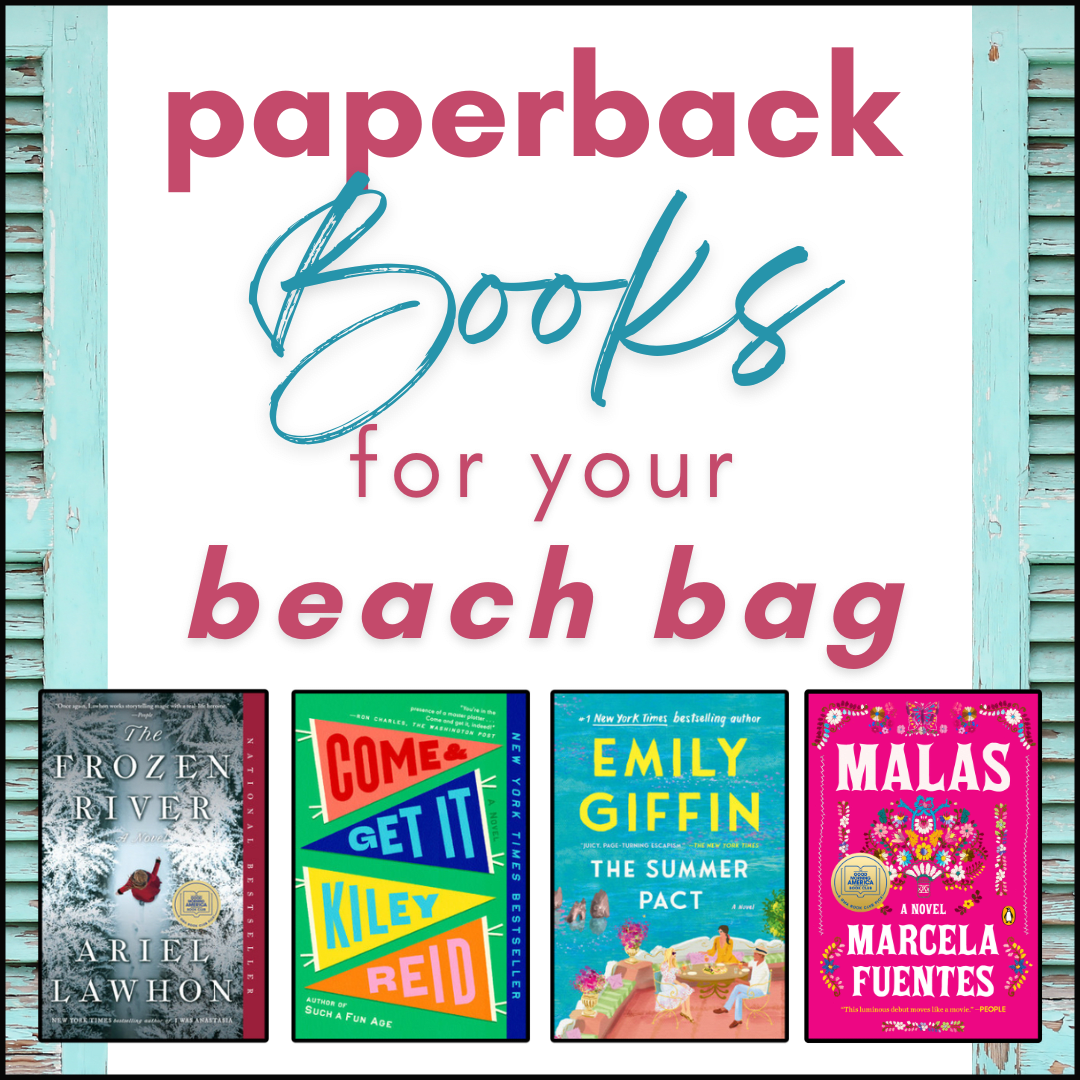 Paperback books for your beach bag
