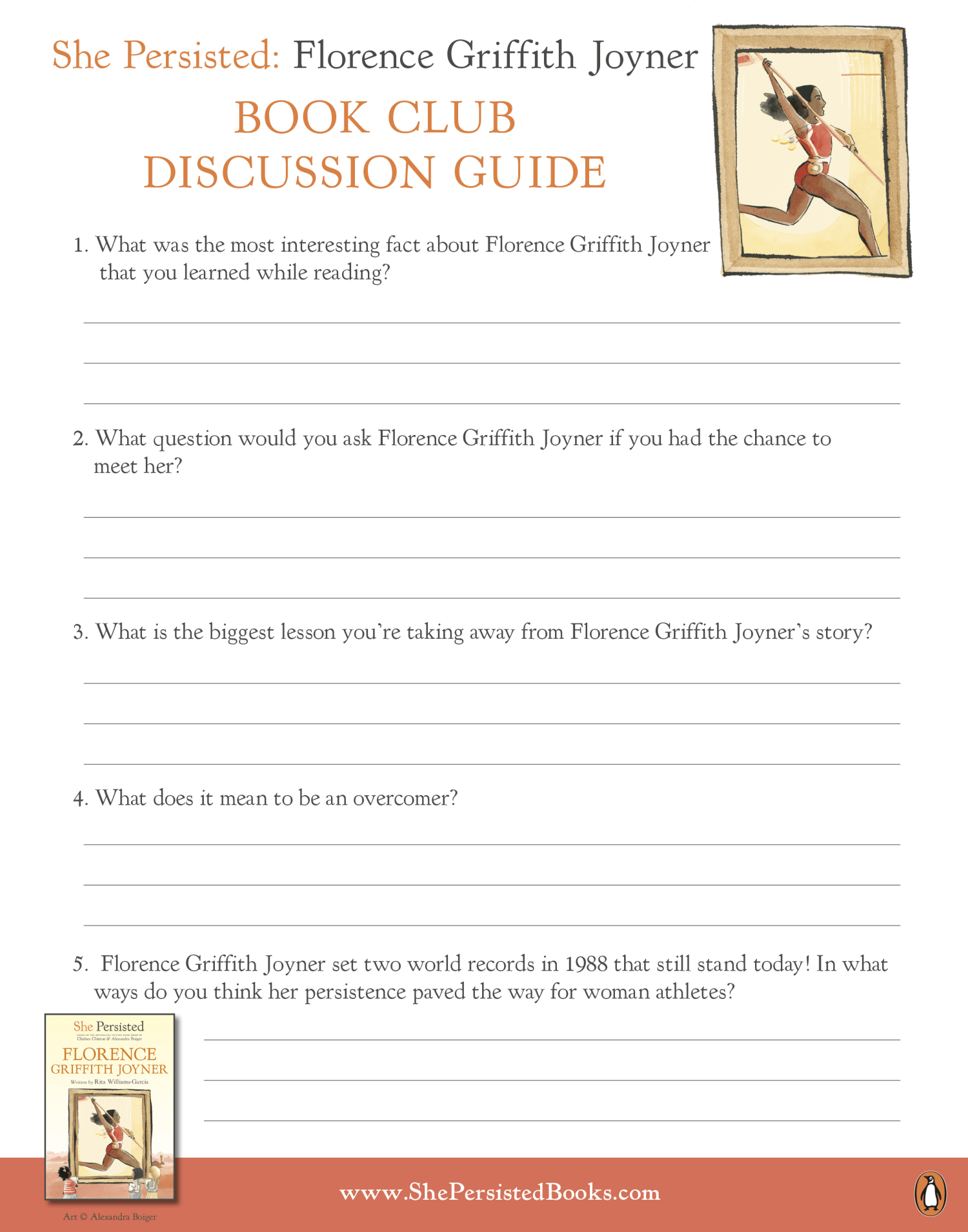 Florence Griffith Joyner Discussion Guide