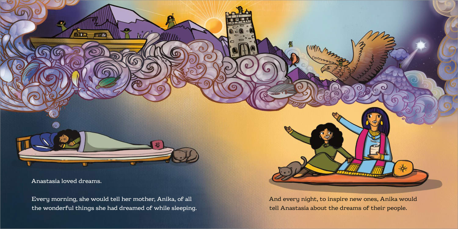 An interior page from The Great Waking Up