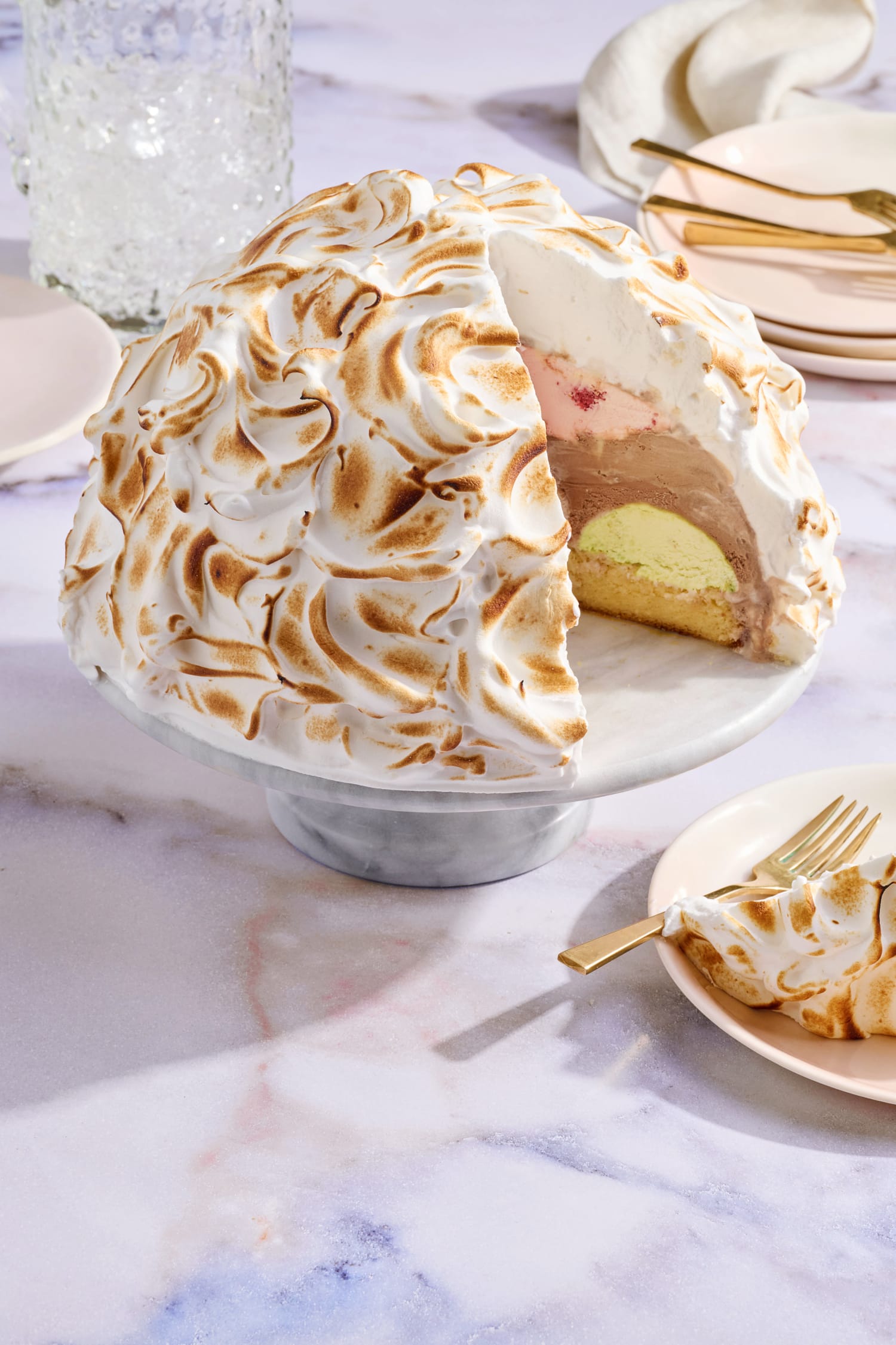 Lorafied Baked Alaska