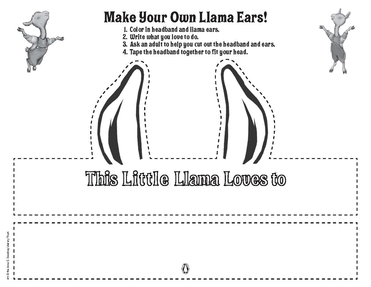 Make Your Own Llama Ears