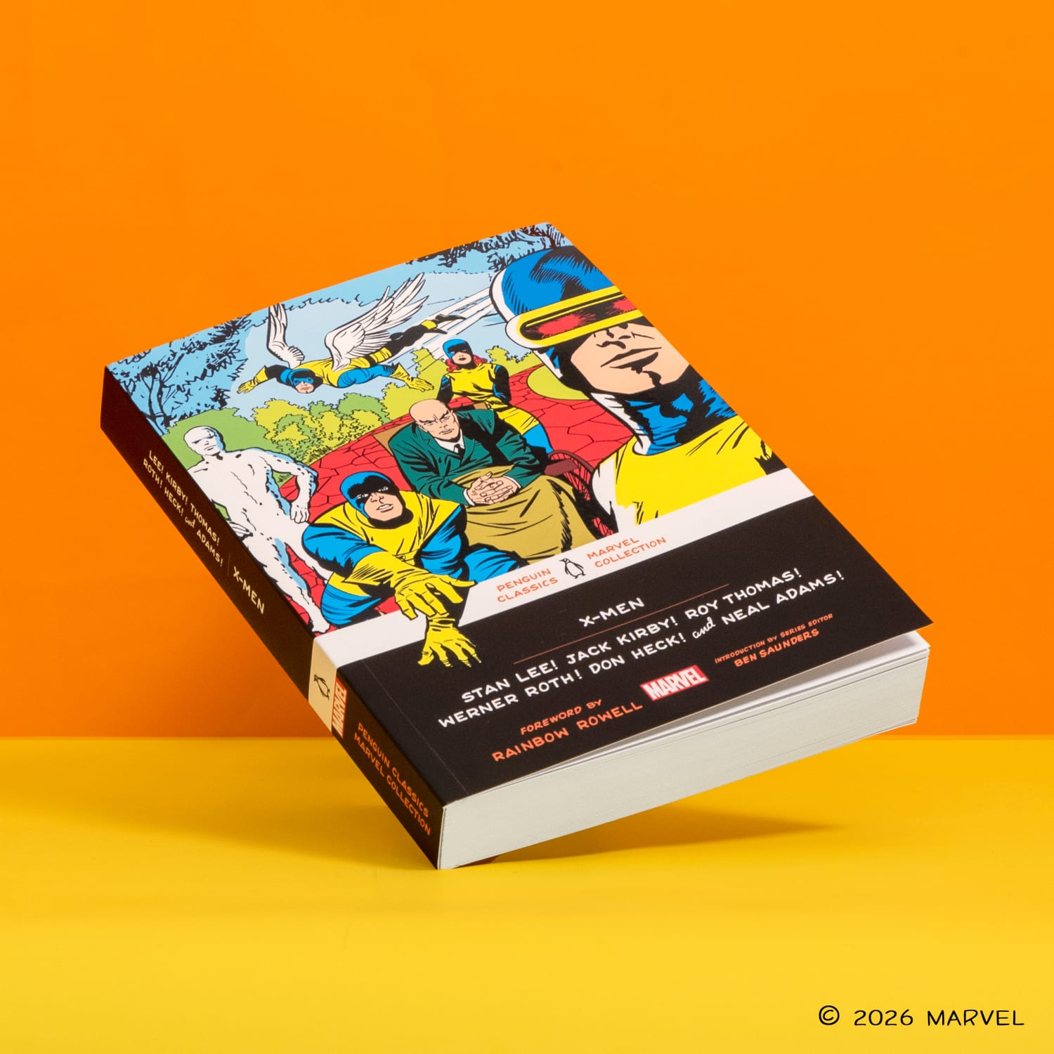 X-Men Paperback at an angle