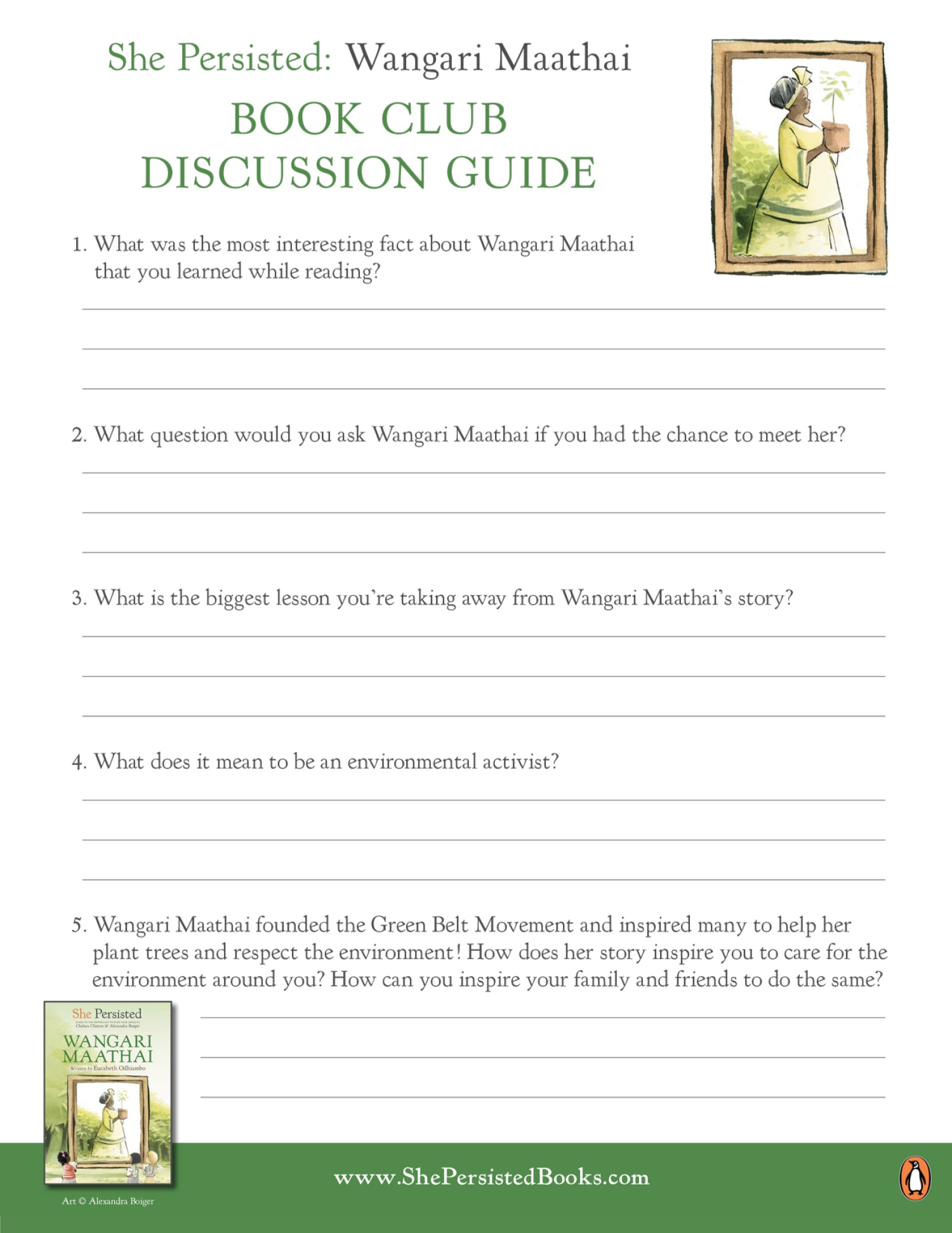 Wangari Maathai Discussion Guide