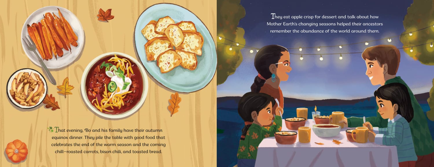 An interior from the book Autumn’s Abundance by Kaitlin Curtice