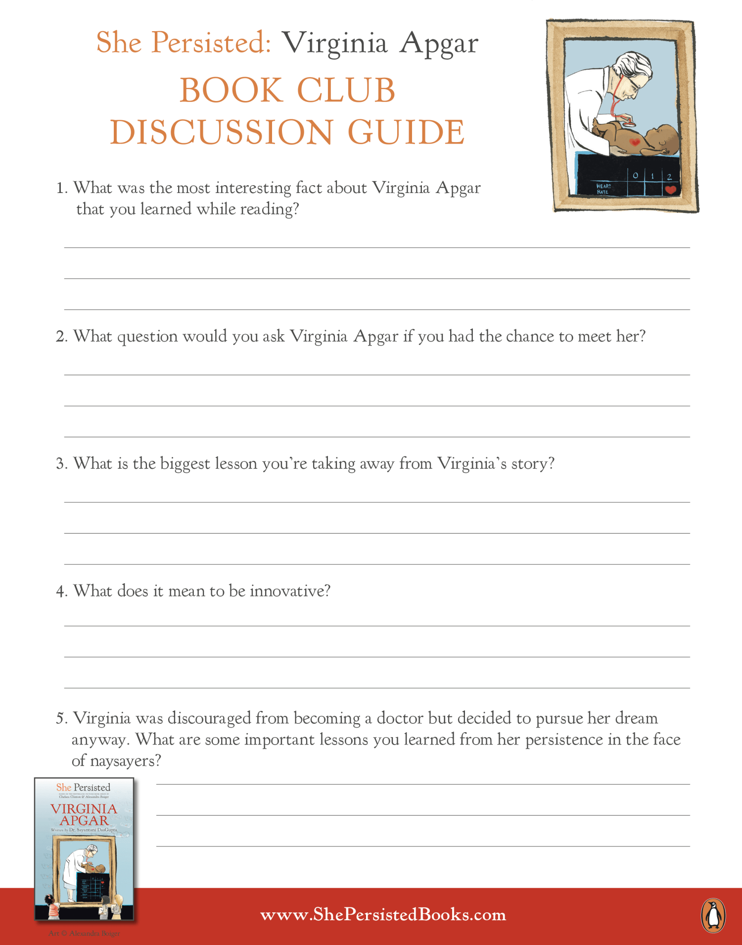 Virginia Apgar Discussion Guide