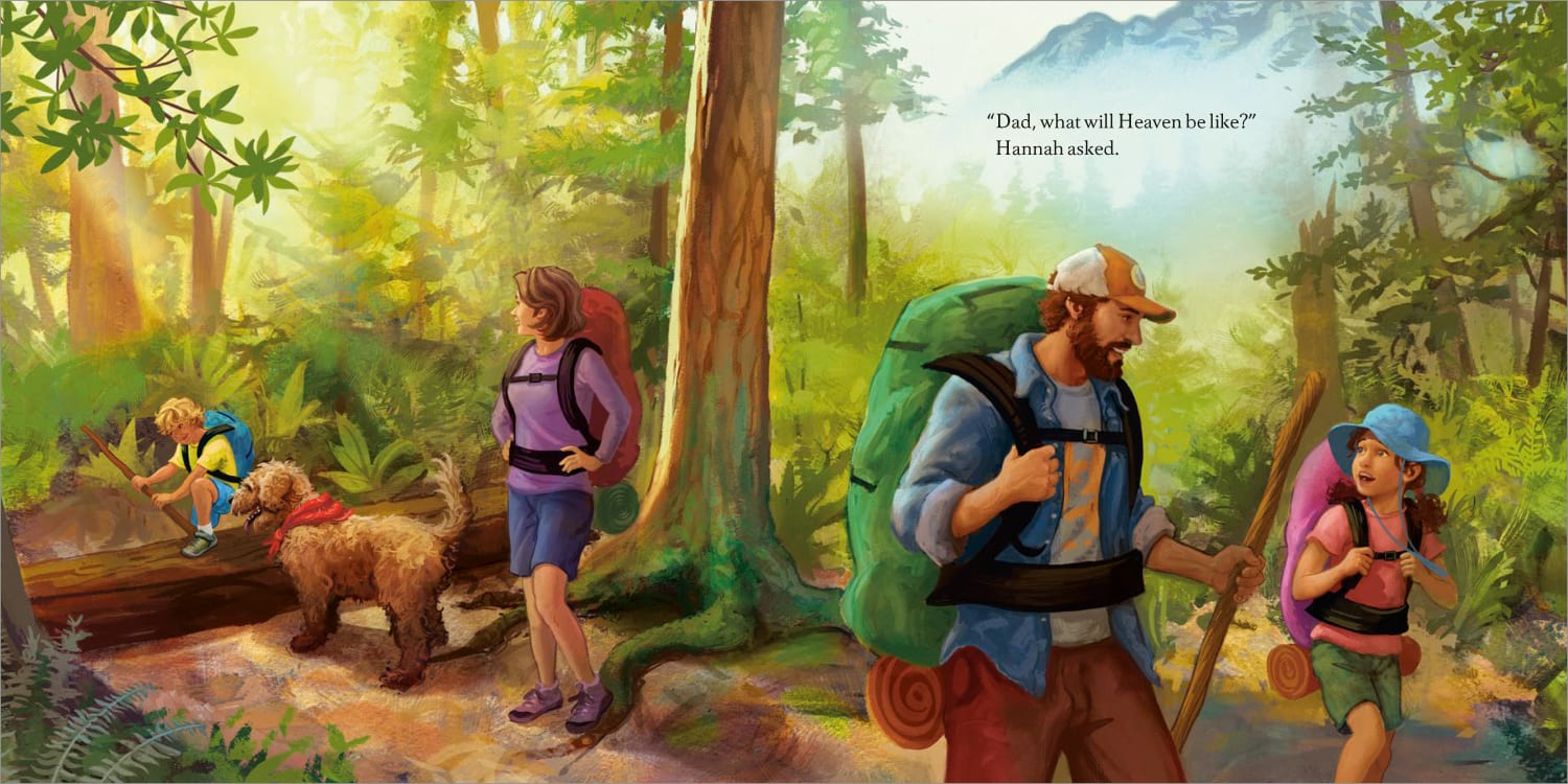 An interior page from the picture book, Heaven on Earth by Randy Alcorn & Lisa Tawn Bergren