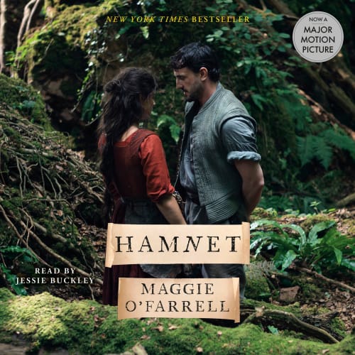 Cover for HAMNET (a man and a woman looking at one another)
