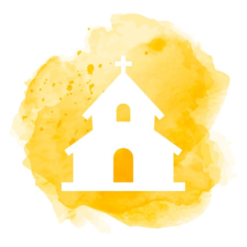 Yellow Church Icon