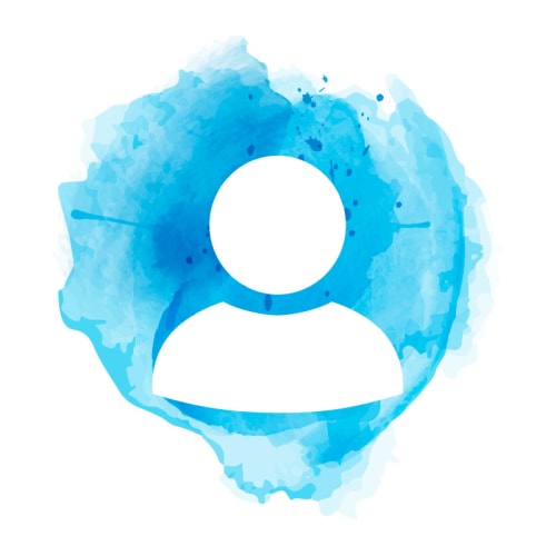 Blue Individual Icon