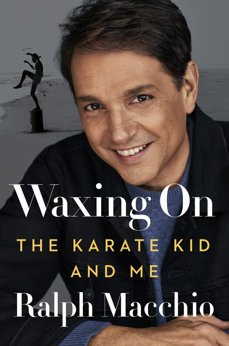 3D flay lay book shot of Waxing On by Ralph Macchio