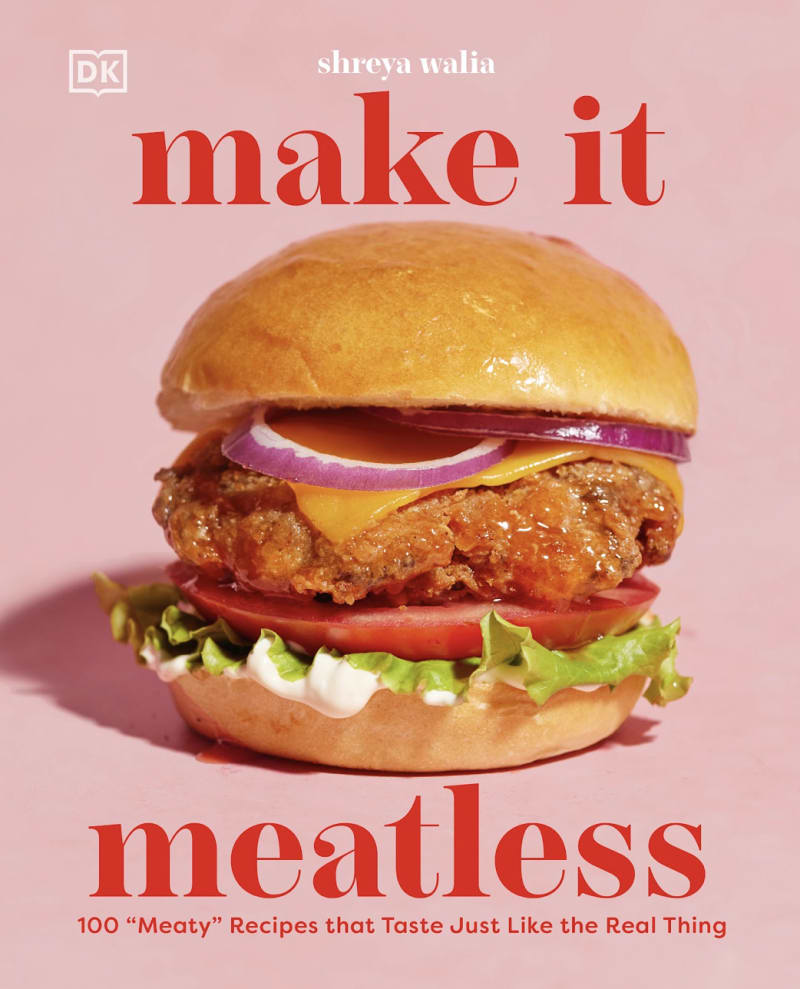 Image of the book cover, MAKE IT MEATLESS