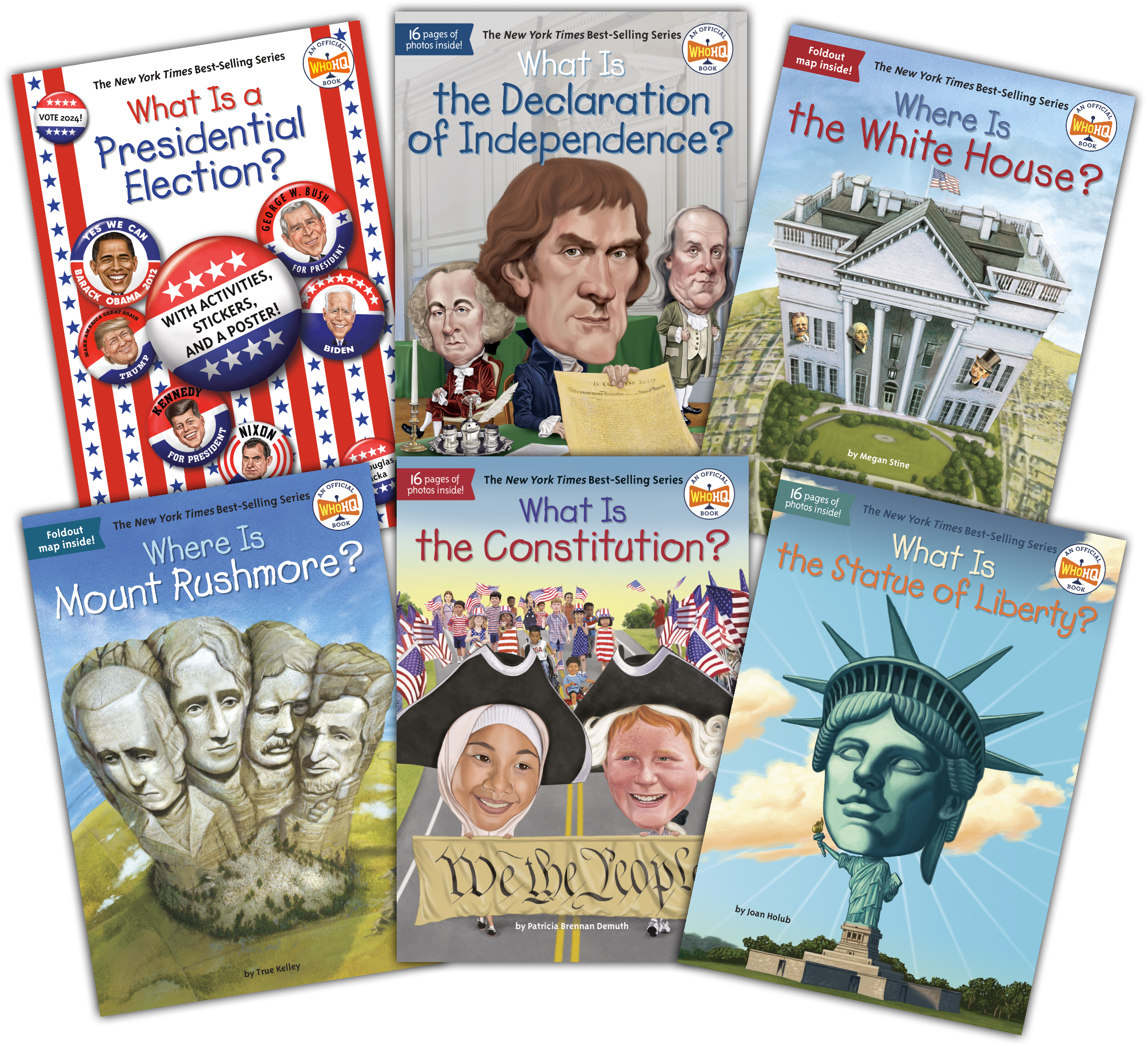 Six Nonfiction Who Books