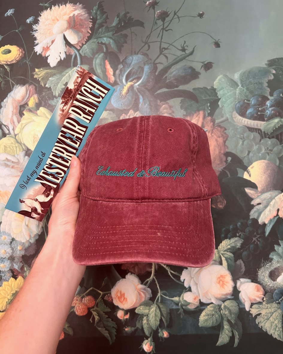 hat + sticker