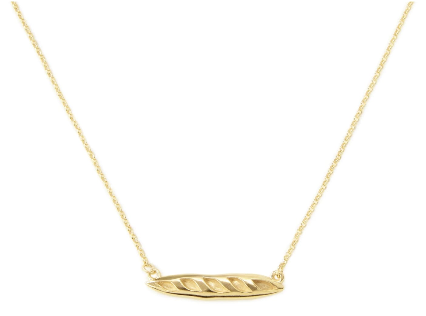 A photo of the Delicacies Baguette Necklace