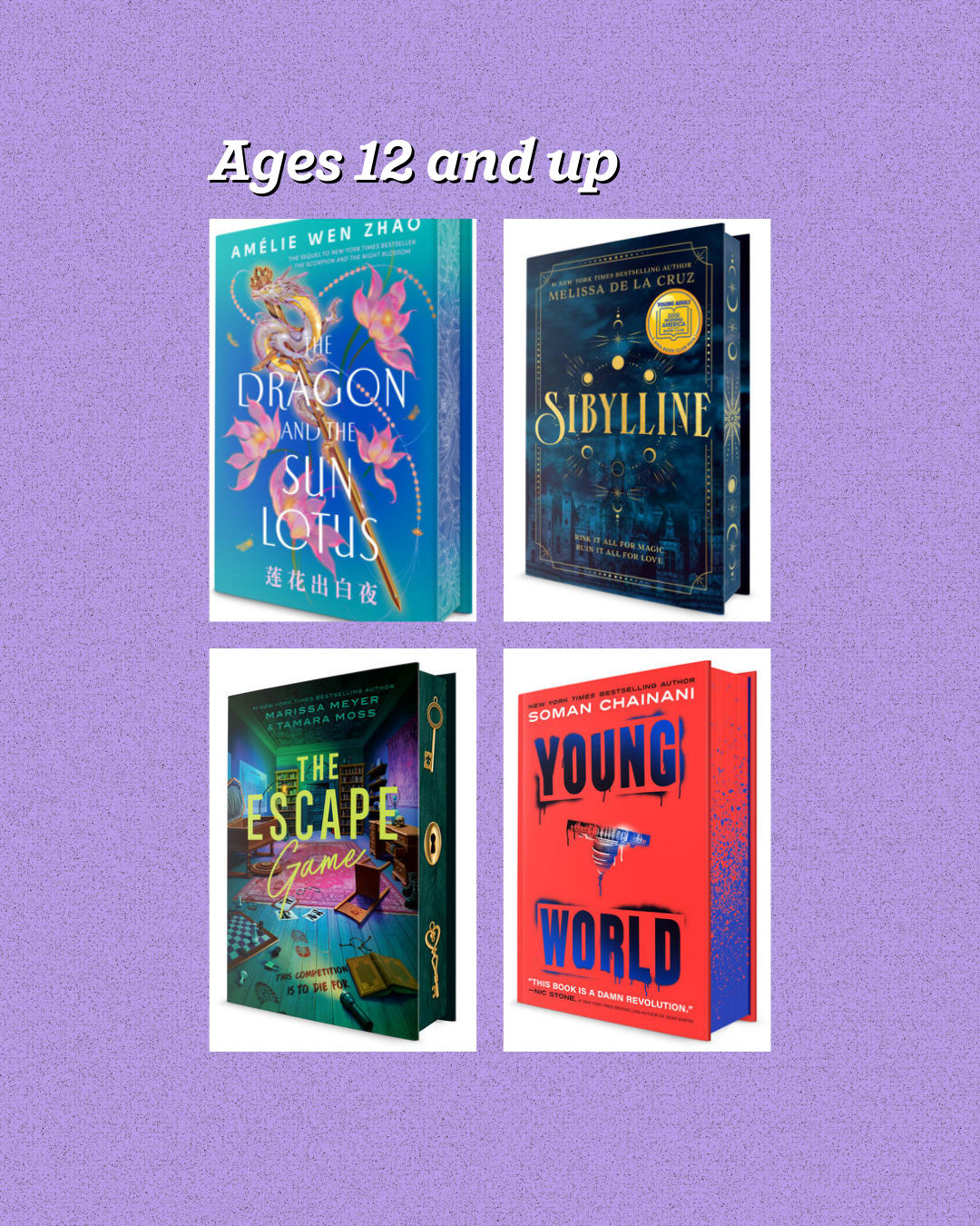 4 book covers