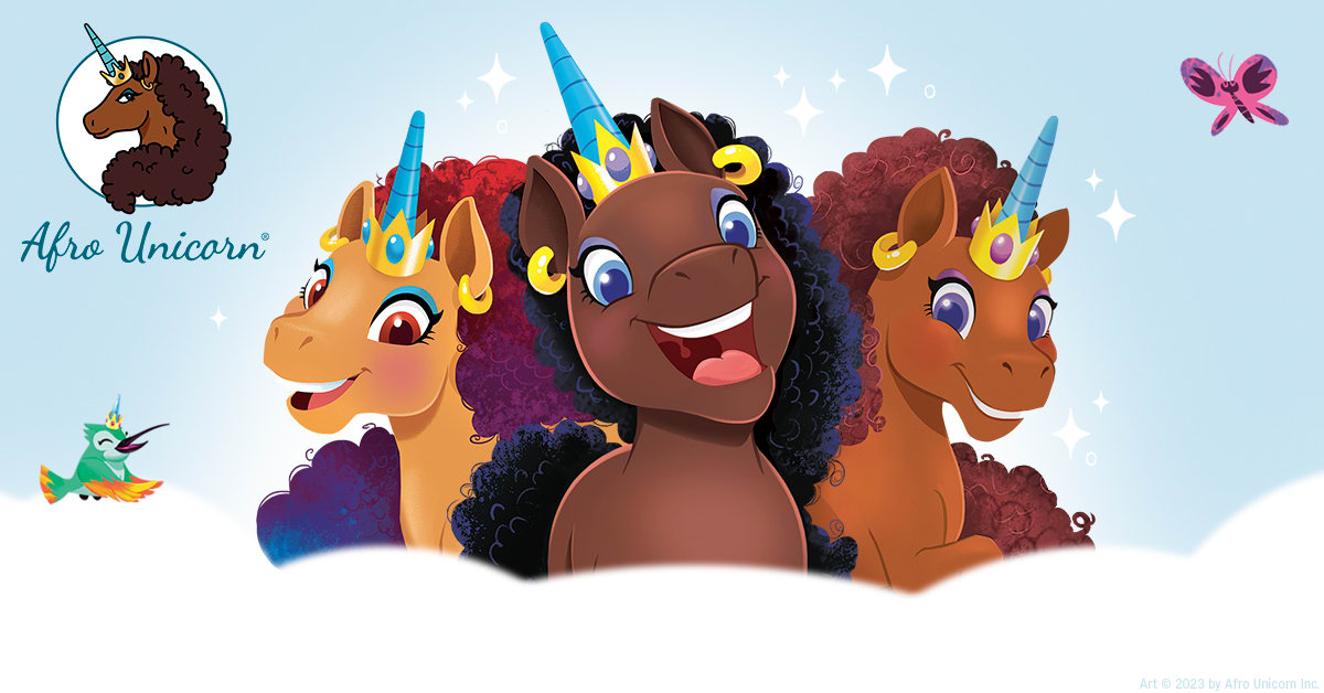 The Most Magical Time of the Year! (Afro Unicorn) by April Showers