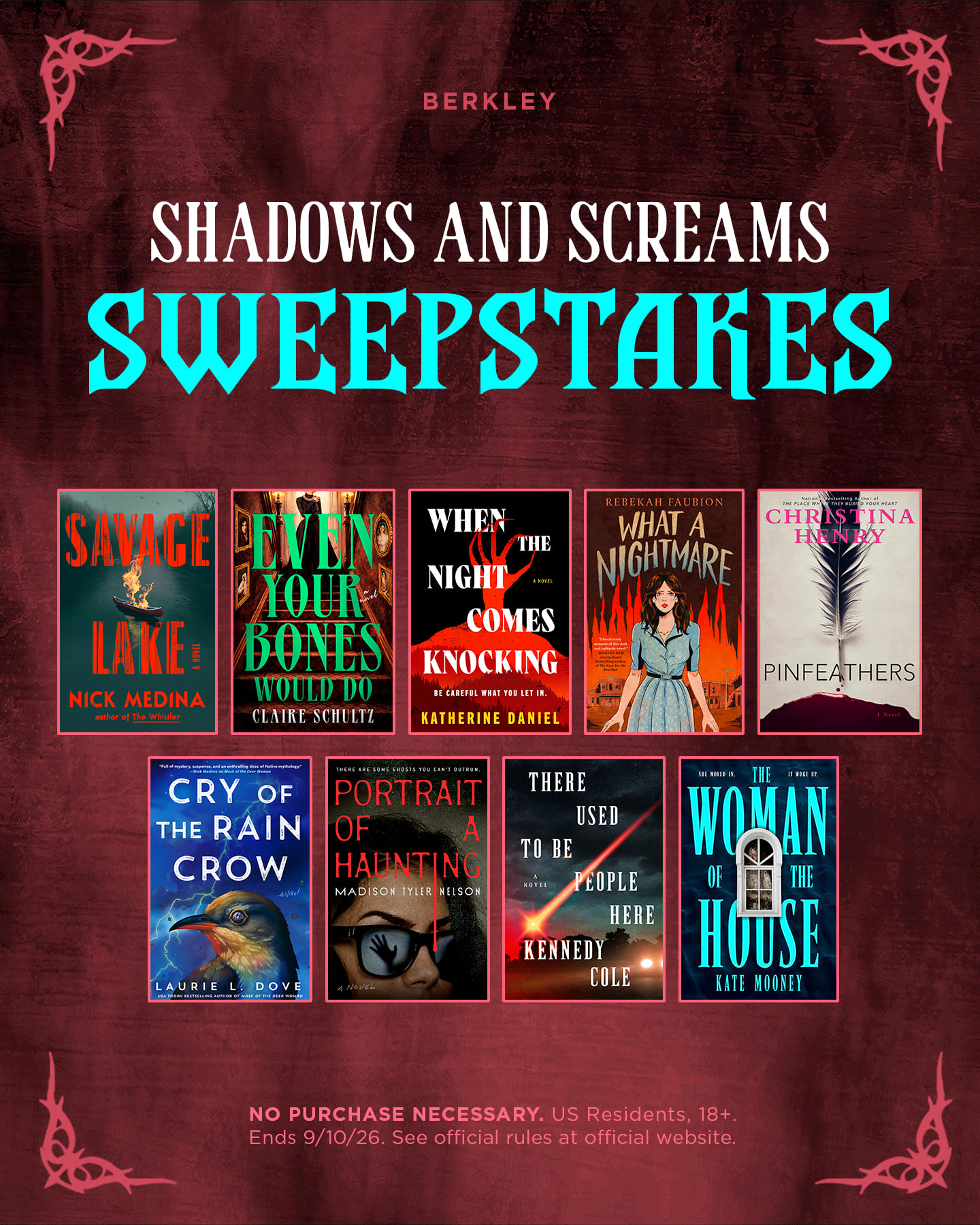 Shadows Screams Sweepstakes