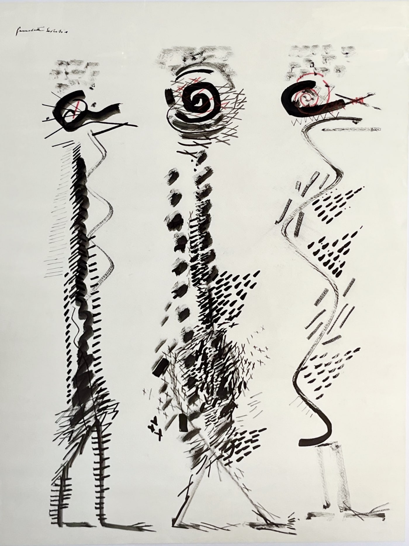 Birds of the Cauveri by Premalatha Seshadri — Mixed media on paper, 2008