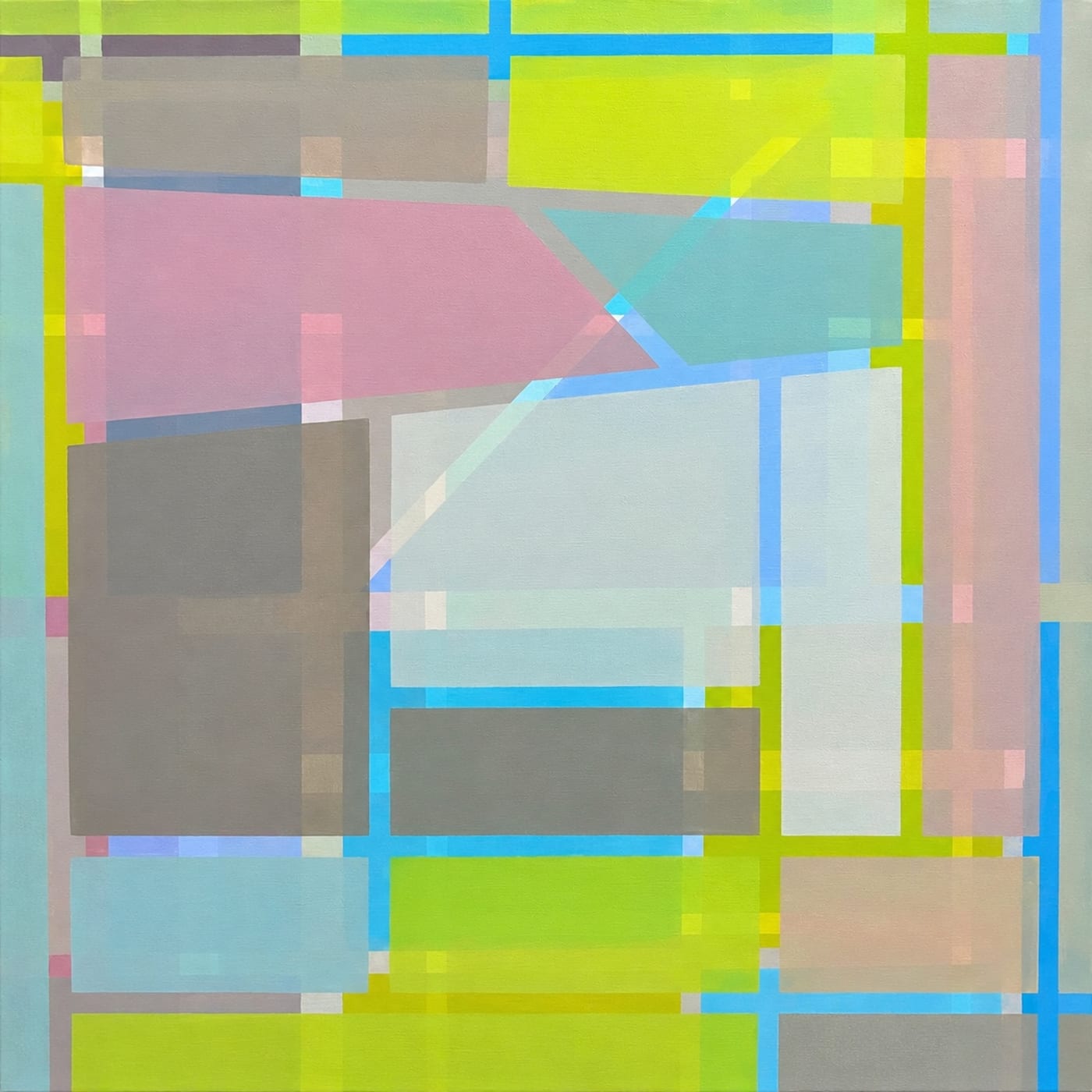 Fields of Light by Rafique Shah — Acrylic on canvas, 2026