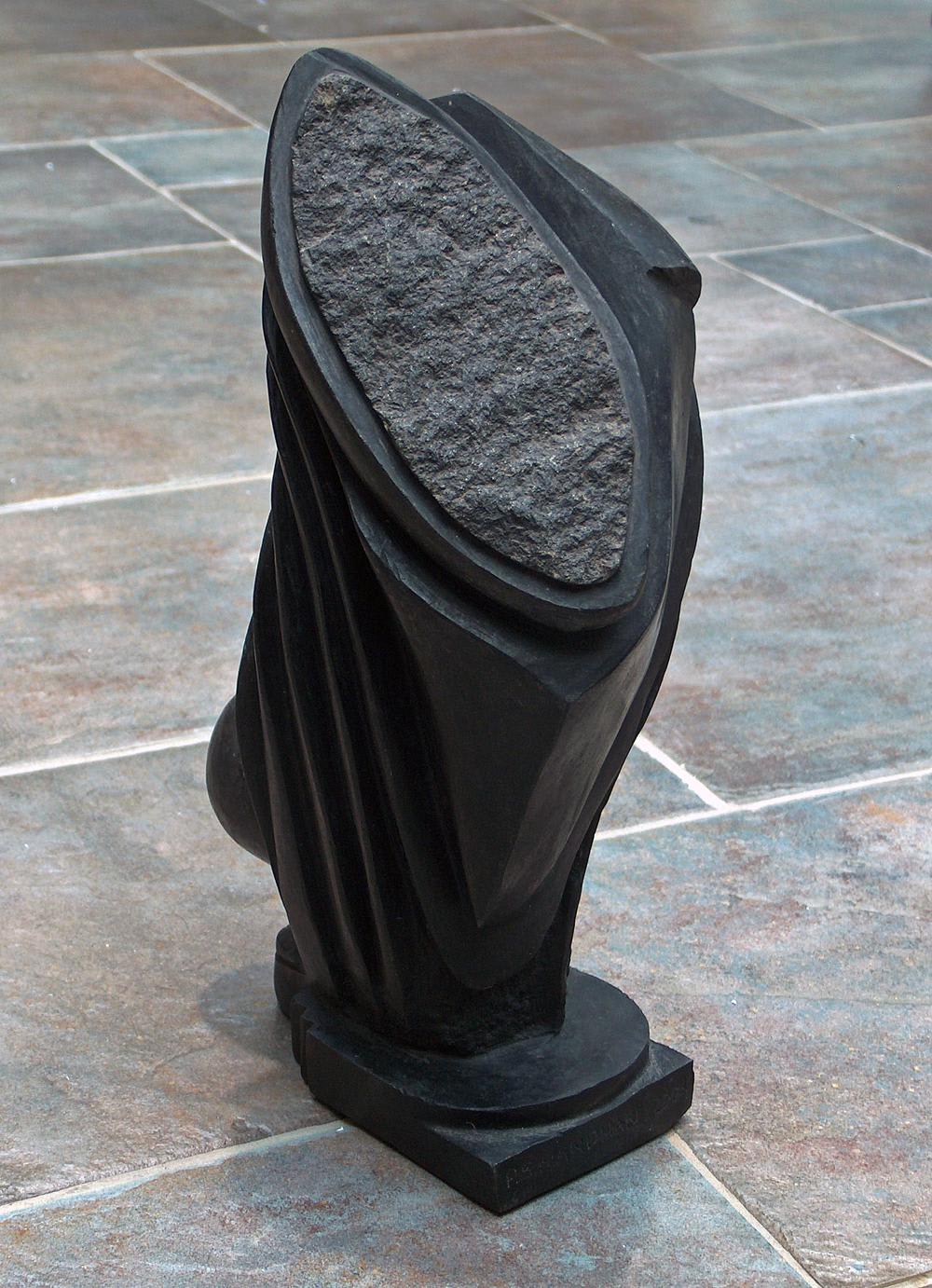Tribal Crown by P.S. Nandhan — Stone sculpture, 2001