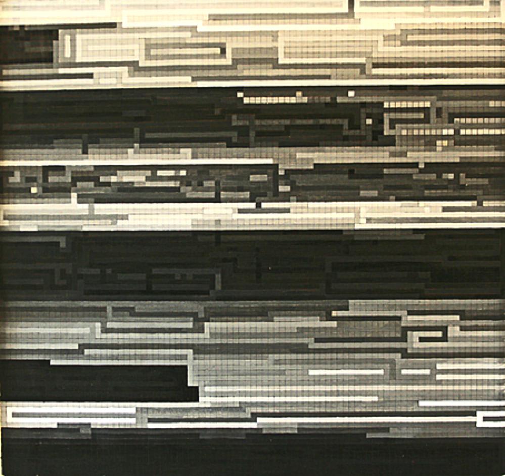 Untitled - Puzzle VI by Ganesh Selvaraj — Acrylic and pencil on paper, 2007