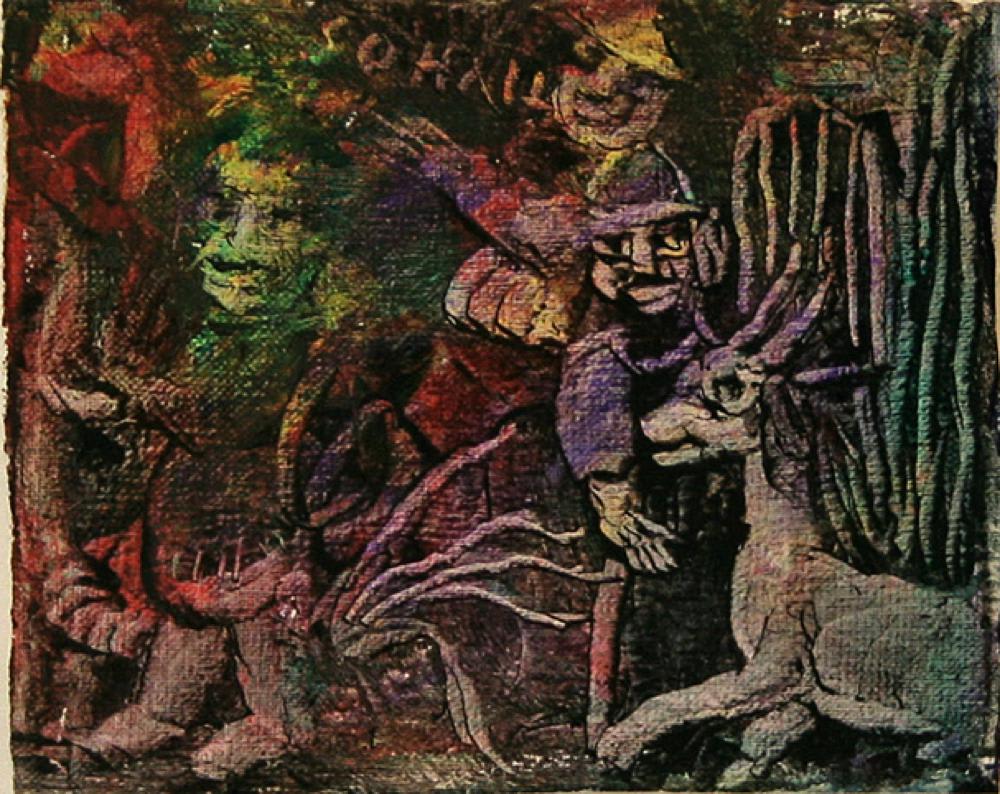 Untitled by Tasaduq Sohail — Oil on canvas, 2007