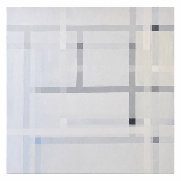 After the Grid by Rafique Shah — Acrylic on canvas, 2026