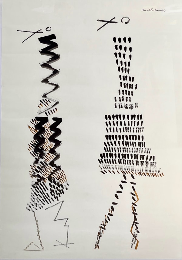Birds of the Cauveri by Premalatha Seshadri — Mixed media on paper, 2008