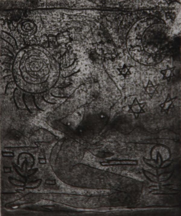 Lady by Asma Menon — Etching, 2006