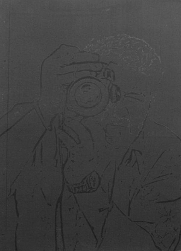 Self-Portrait II (Black) by N. Prasannakumar — Mixed media, 2008