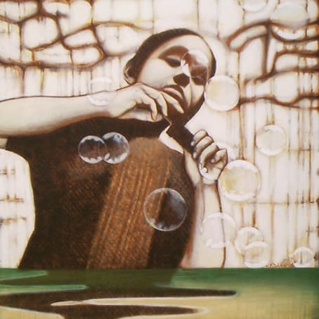 Untitled by C.F. John — Acrylic on canvas, 2007