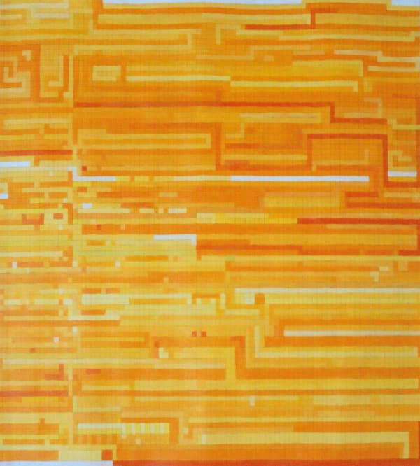 Untitled - Puzzle V by Ganesh Selvaraj — Acrylic and pencil on paper, 2007