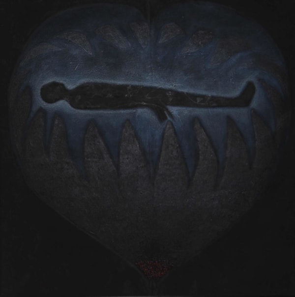 Untitled by M. Siva — Mixed media on canvas, 2009